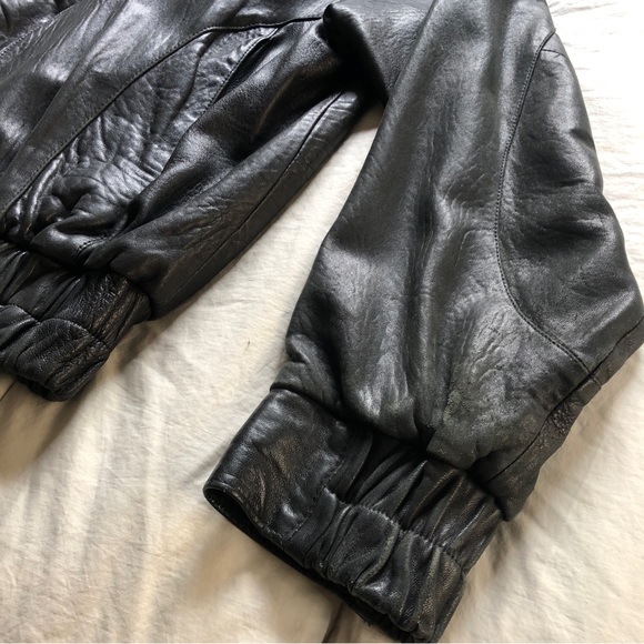 Robert Comstock Endurance black leather jacket - size 40 - Picture 2 of 6